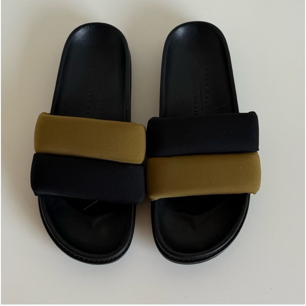 Freda Salvador Black and Tan Sandals - Picture 4 of 7